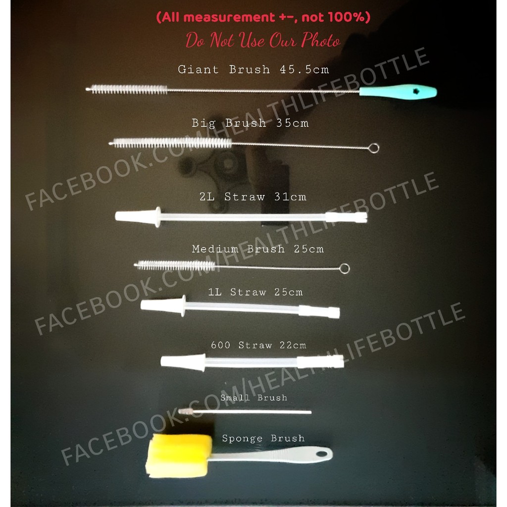 Big Brush Giant Brush 1L 2L Straw Spoon F3 F1 Herbalife Bottle | Shopee ...