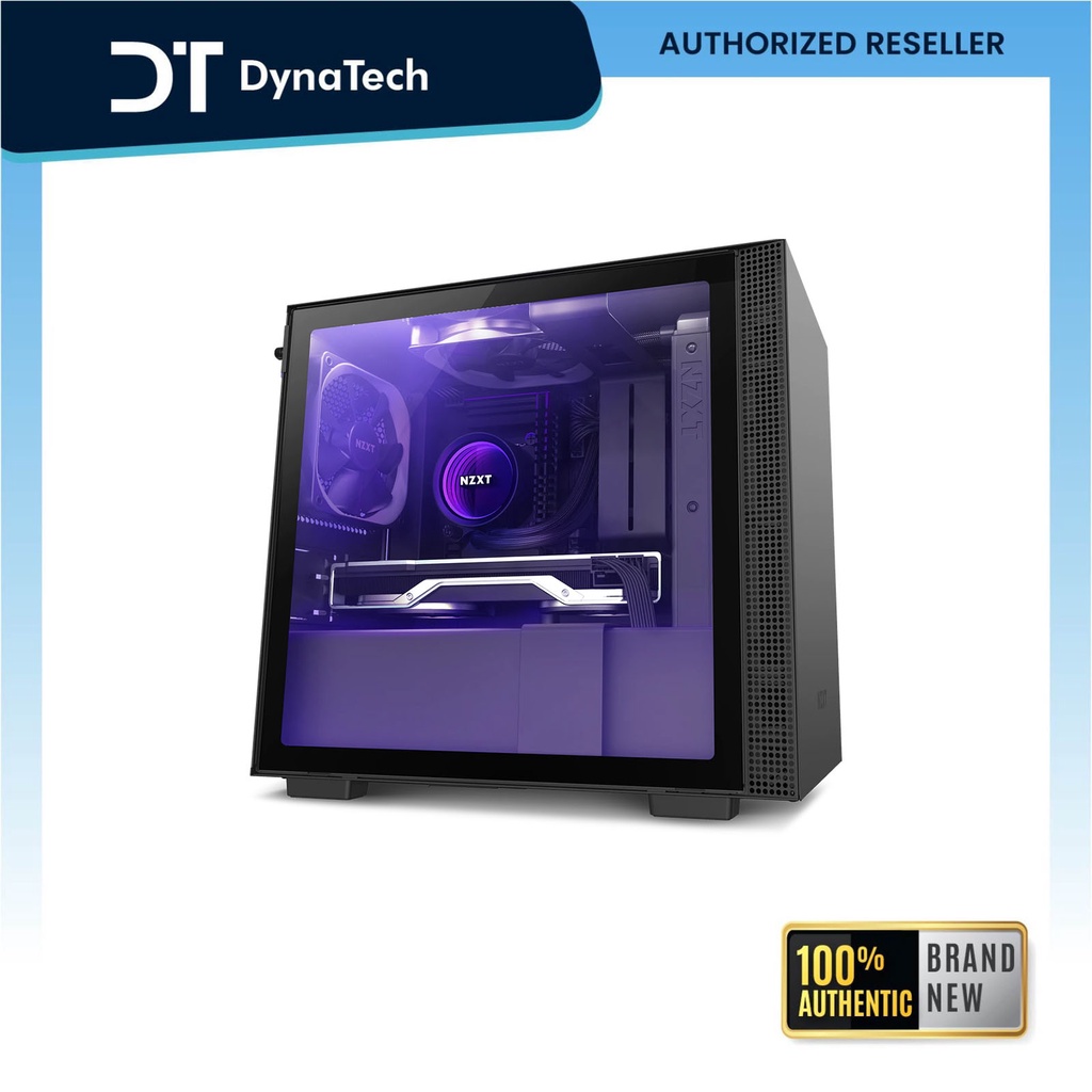 NZXT H210i Black TG Mini-ITX PC Gaming Case 2x120mm | Shopee Philippines