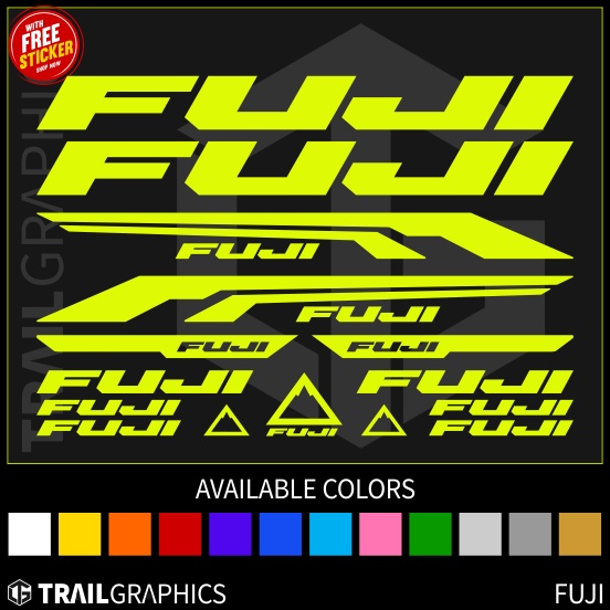 fuji bike stickers