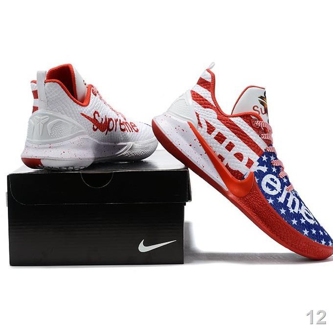 ❄✳100% Original Kobe NIKE MAMBA FOCUS EP White blue red spirit