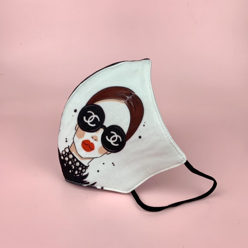 Brown LV Louis Vuitton Luxury High End Facemask – Royalty High Fashion