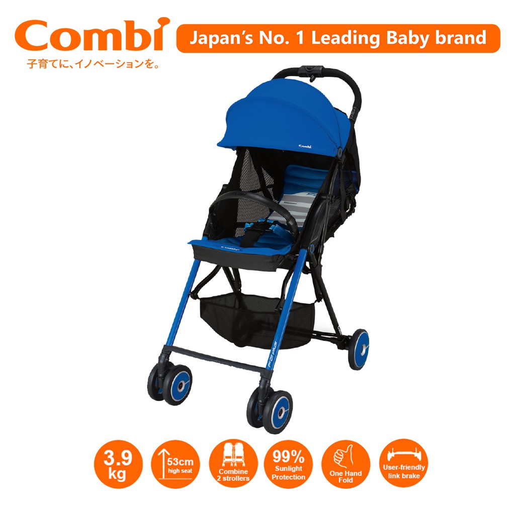 Combi F2 Plus AF Stroller Pacific Blue Shopee Philippines