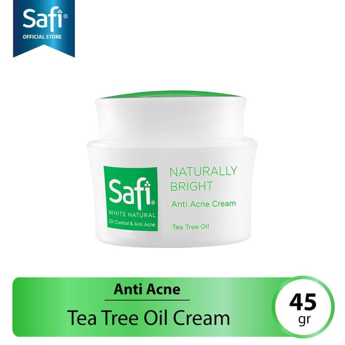 Safi White Natural Oil Control Amp; Anti Acne Cream - Tea Tree Oil 