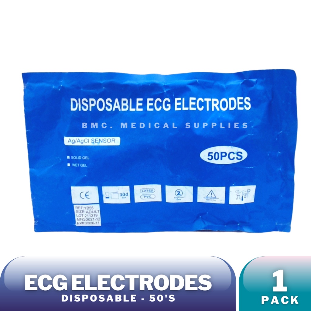 Disposable ECG Electrodes [Adult and Pedia] | Shopee Philippines