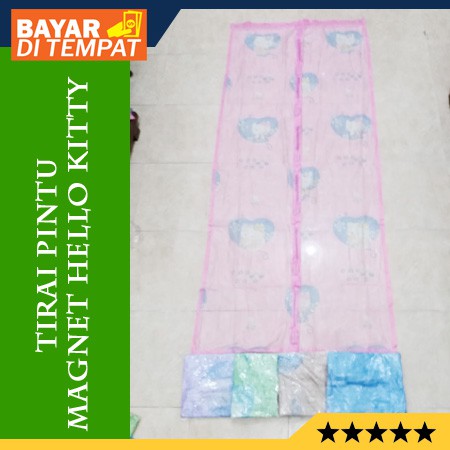 Magnetic Door Curtain Anti-Mosquito Insect Curtain HELLO KITTY ...