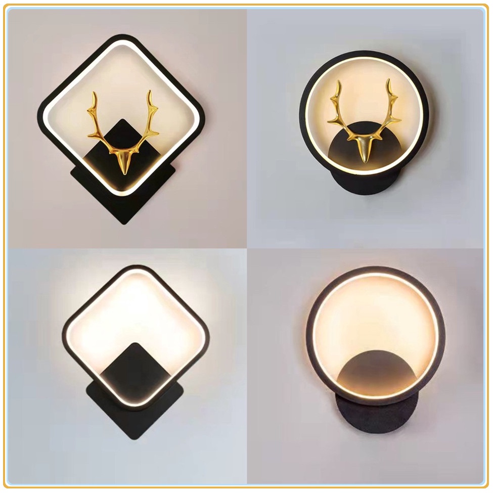YHLAMP Creative LED Nordic wall lamp creative modern living room room ...