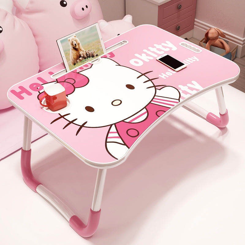 cartoons Standing Computer Desk, Laptop Stand Portable Cart Tray Side ...