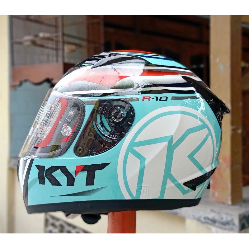 Kyt R10 Aquamarine Fullface Helmet | Shopee Philippines