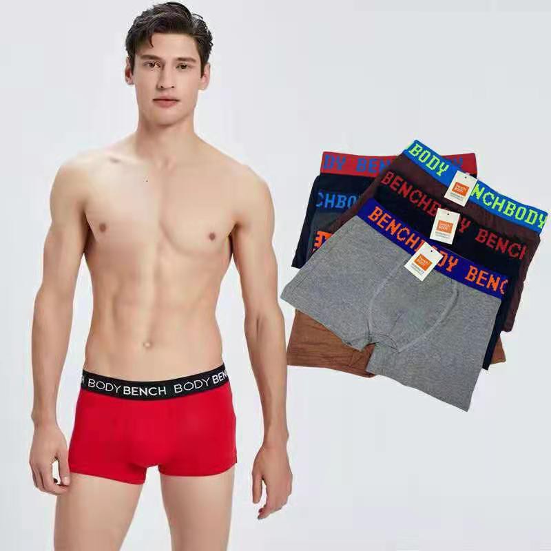 6pcs random cotton boxer briefs for men