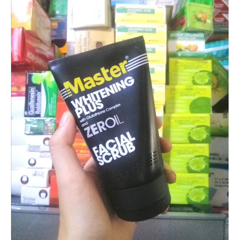 master whitening plus with glutathione complex facial scrub review Facebook Order Master Facial Wash Whitening