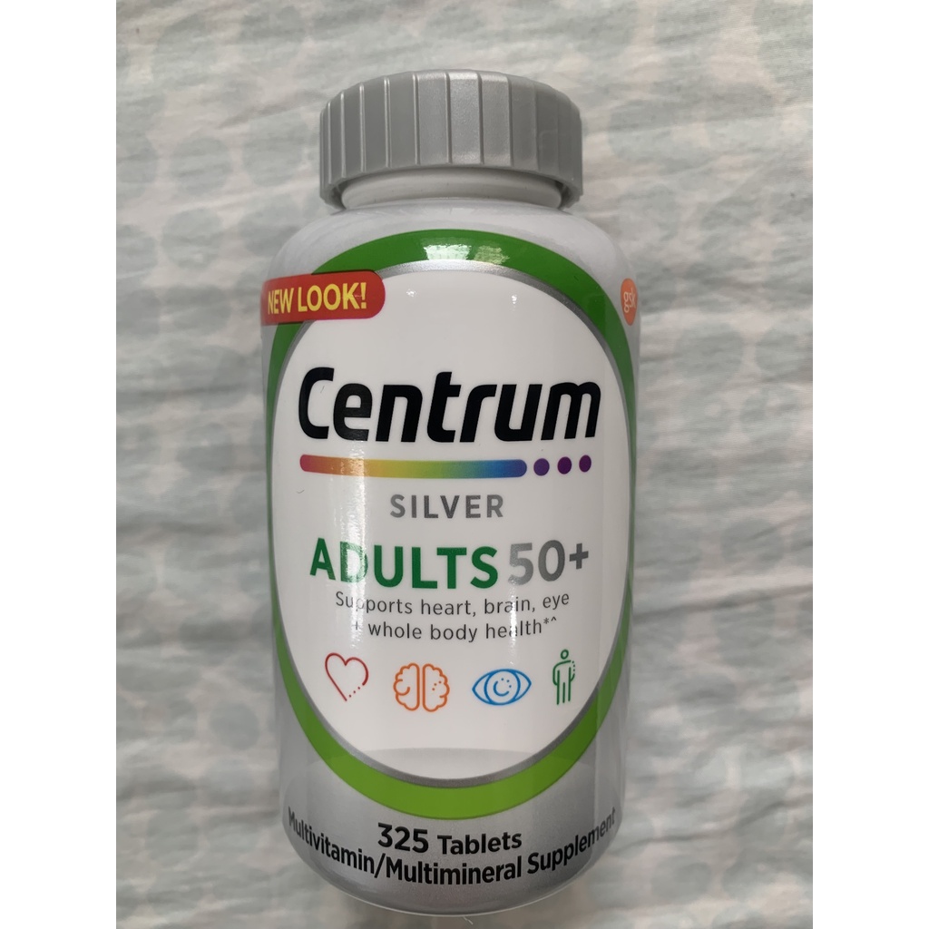 325 Tablets Centrum Silver Adults 50 Multivitamin Imported From Us