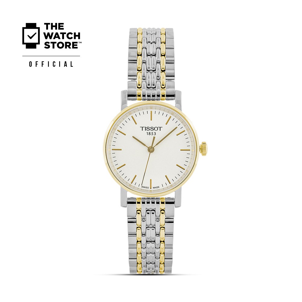 Tissot Everytime Ladies 2 Tone Stainless Steel Bracelet Quartz