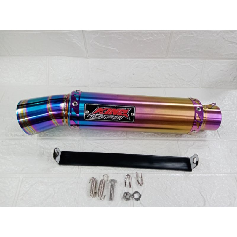 KING DRAG EXHAUST Muffler pipe universal 51mm Shopee Philippines