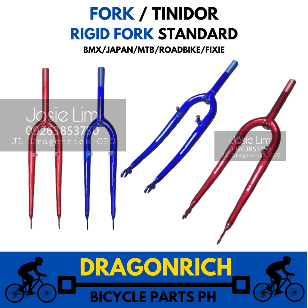 Bike 20 and 26 Rigid Fork Tinidor Chromolly Steel Bicycle Fork Japan