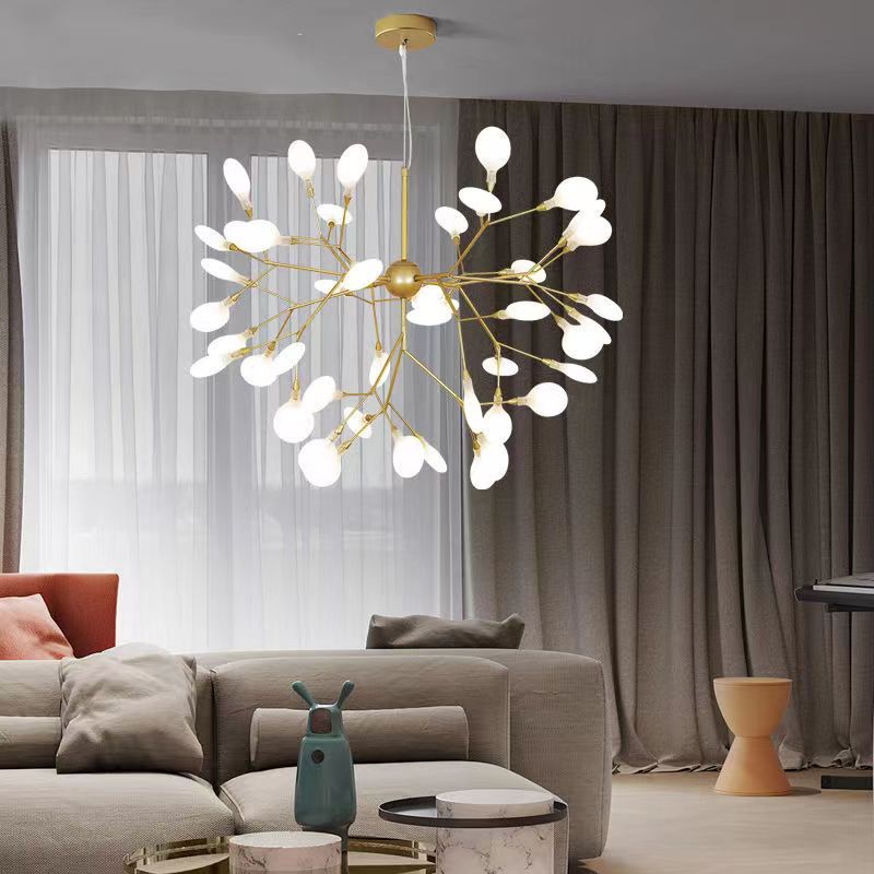 Decor Nordic Firefly Chandelier ceiling lamp Modern Simple Bedroom ...