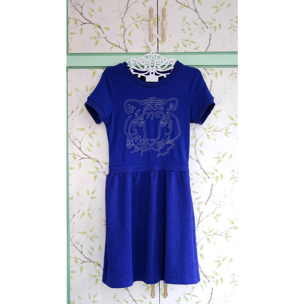 princess polly baby blue dress Gorman Blue Purple Tiger Queen Cotton Sadie Smock Dress Size 16 / XXL (s)