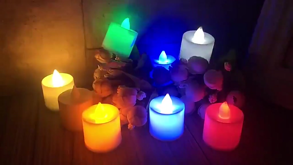 Crazy LED With Battery Flameless Candle Light Family Wedding Birthday ...