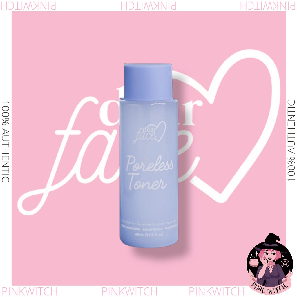 ORIGINAL Dear Face Poreless Toner 60ml Shopee Philippines