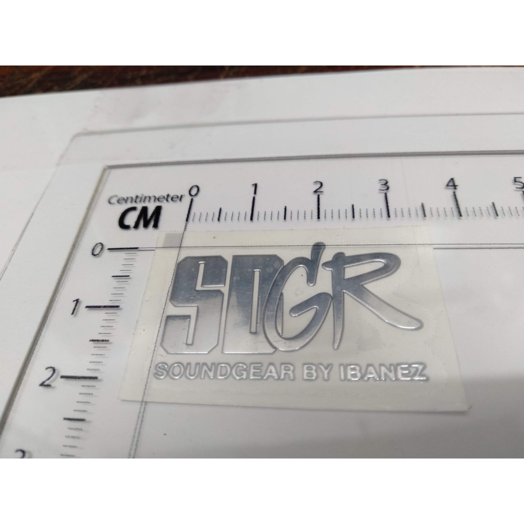 Ibanez Soundgear SDGR Metal Chrome Logo | Shopee Philippines