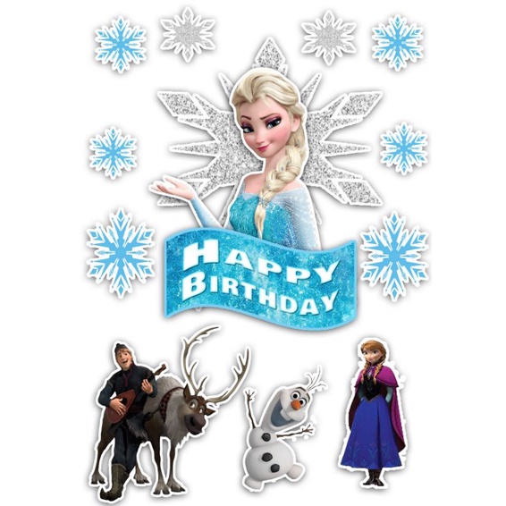 FROZEN THEME CAKE TOPPER SET | Shopee Philippines