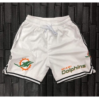 New Arrival Basketball Short Miami Dolphins Side Logo Embroidery Premium  Quality