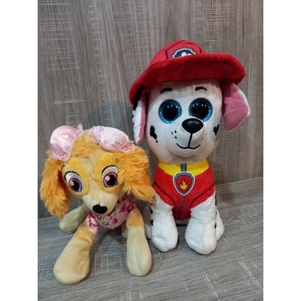 Paw Patrol Beanie Boos Marshall soft toys | Shopee Philippines