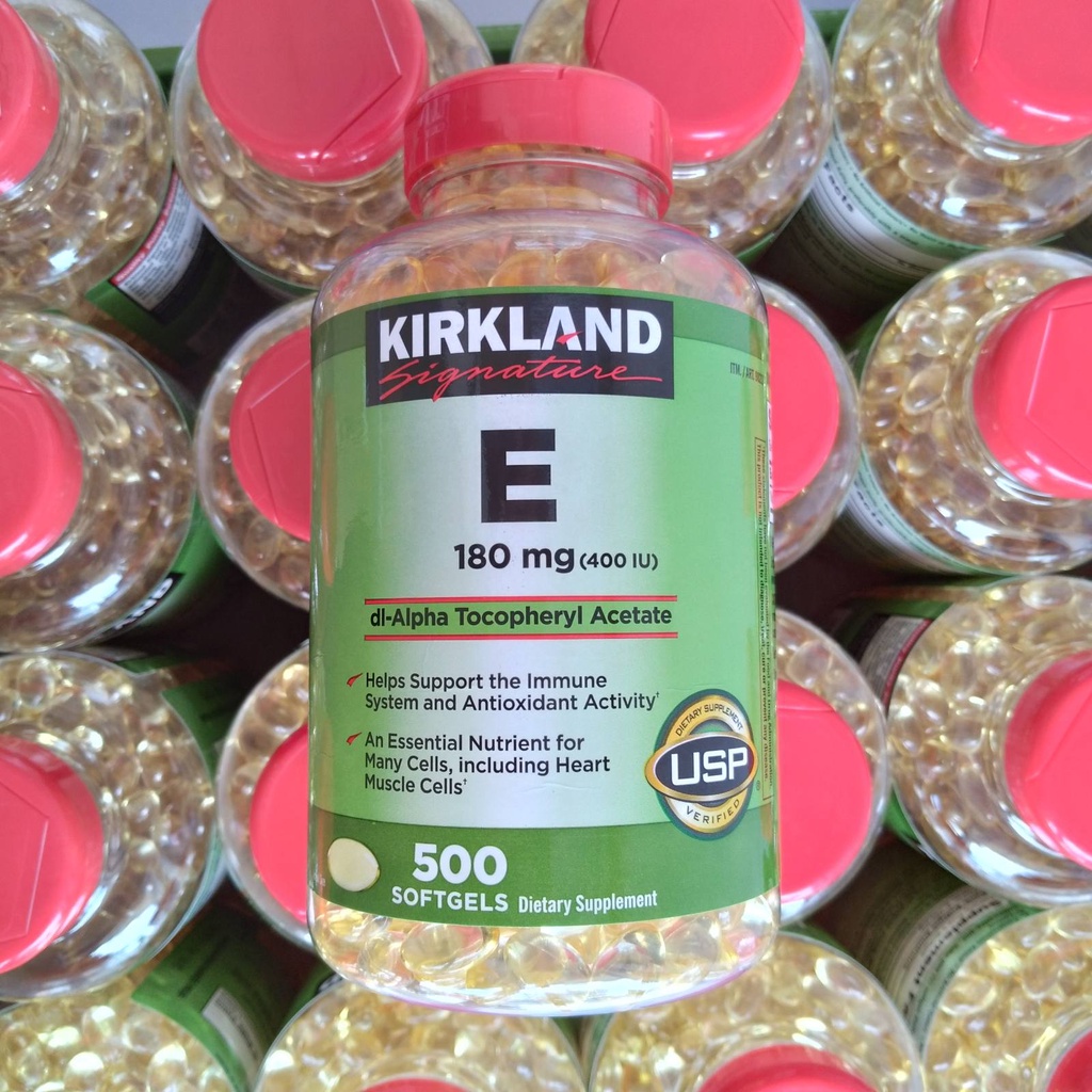 Kirkland Signature Vitamin E 180mg (400 IU) 500 Softgels Shopee