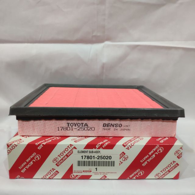 AIR FILTER 17801-25020 LEXUS ES350 2018-PRESENT 3.50L, TOYOTA CAMRY ...