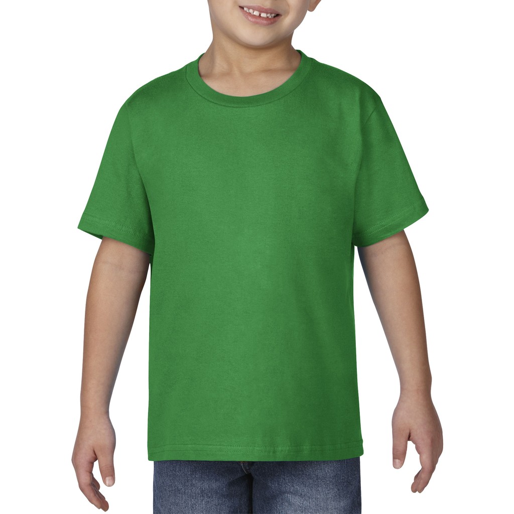 Gildan Premium Cotton Youth T-Shirt (Irish Green) | Shopee Philippines