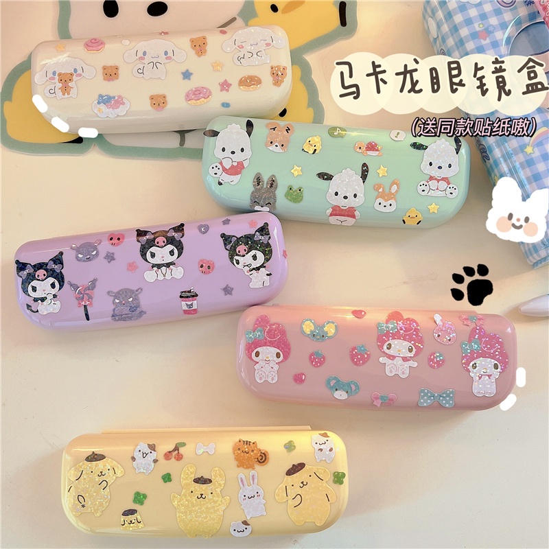 Sanrio Portable Glasses Case Storage Box HelloKitty Melody Kuromi ...