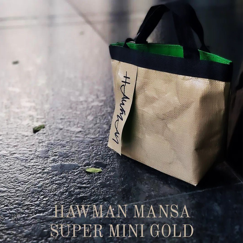 Tote Bag Hawman Mansa Super Mini Gold Waterproof Bag | Shopee Philippines