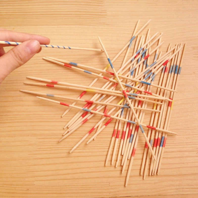 FL Traditional Mikado Spiel Wooden Pick Up Sticks Set Traditional Game ...