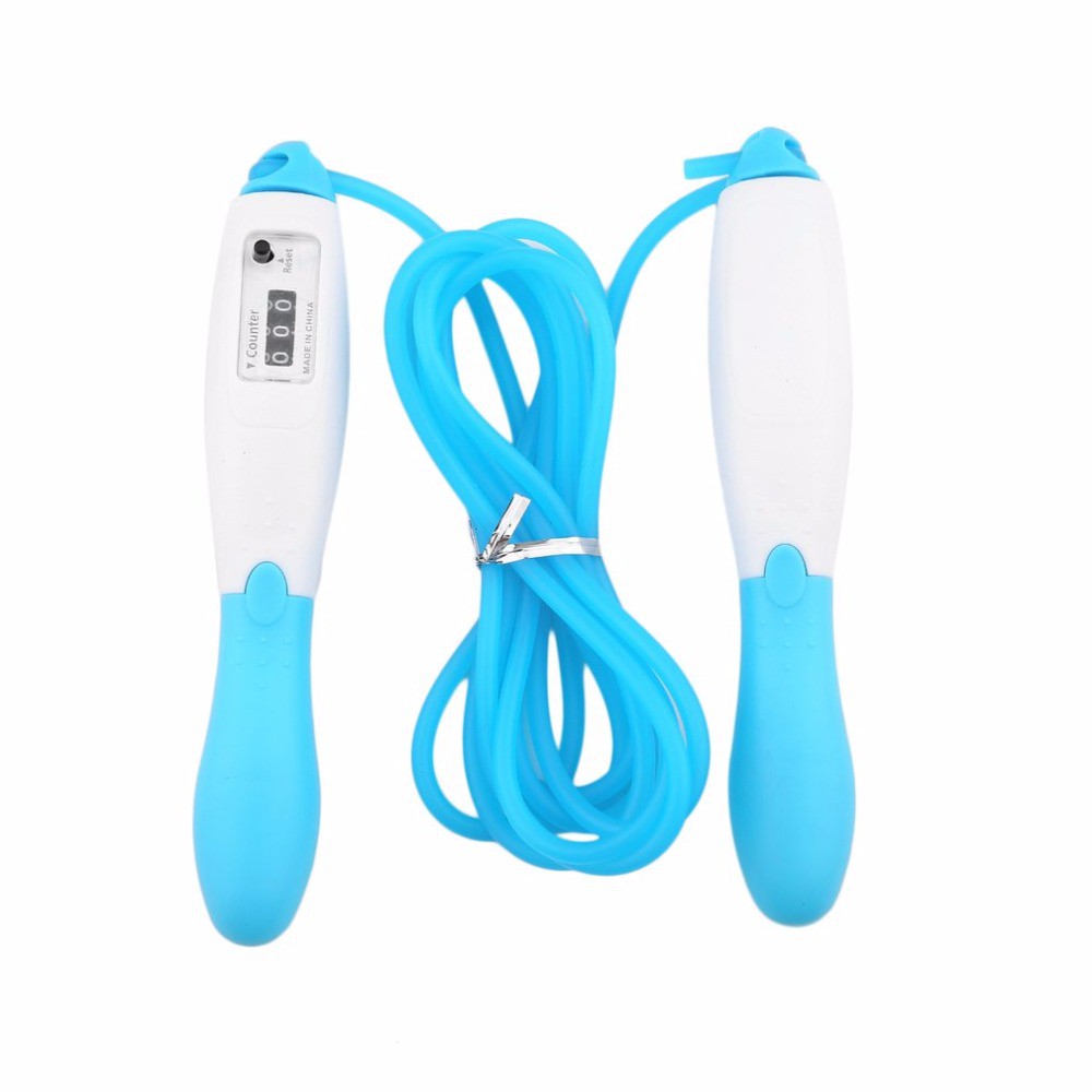 Blue Health Jump Rope Can Count Times | Shopee Philippines