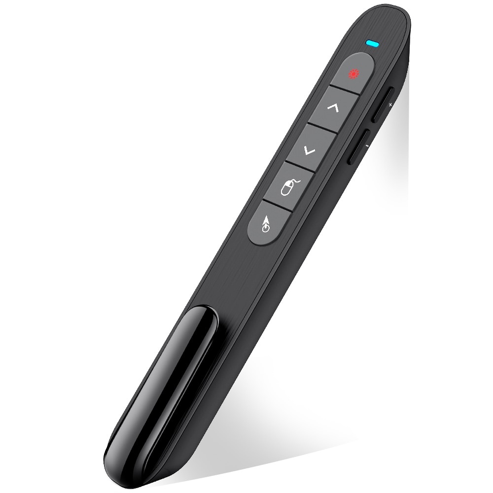 Rechargeable Wireless Presenter with Air Mouse For PPT Presentation Red ...