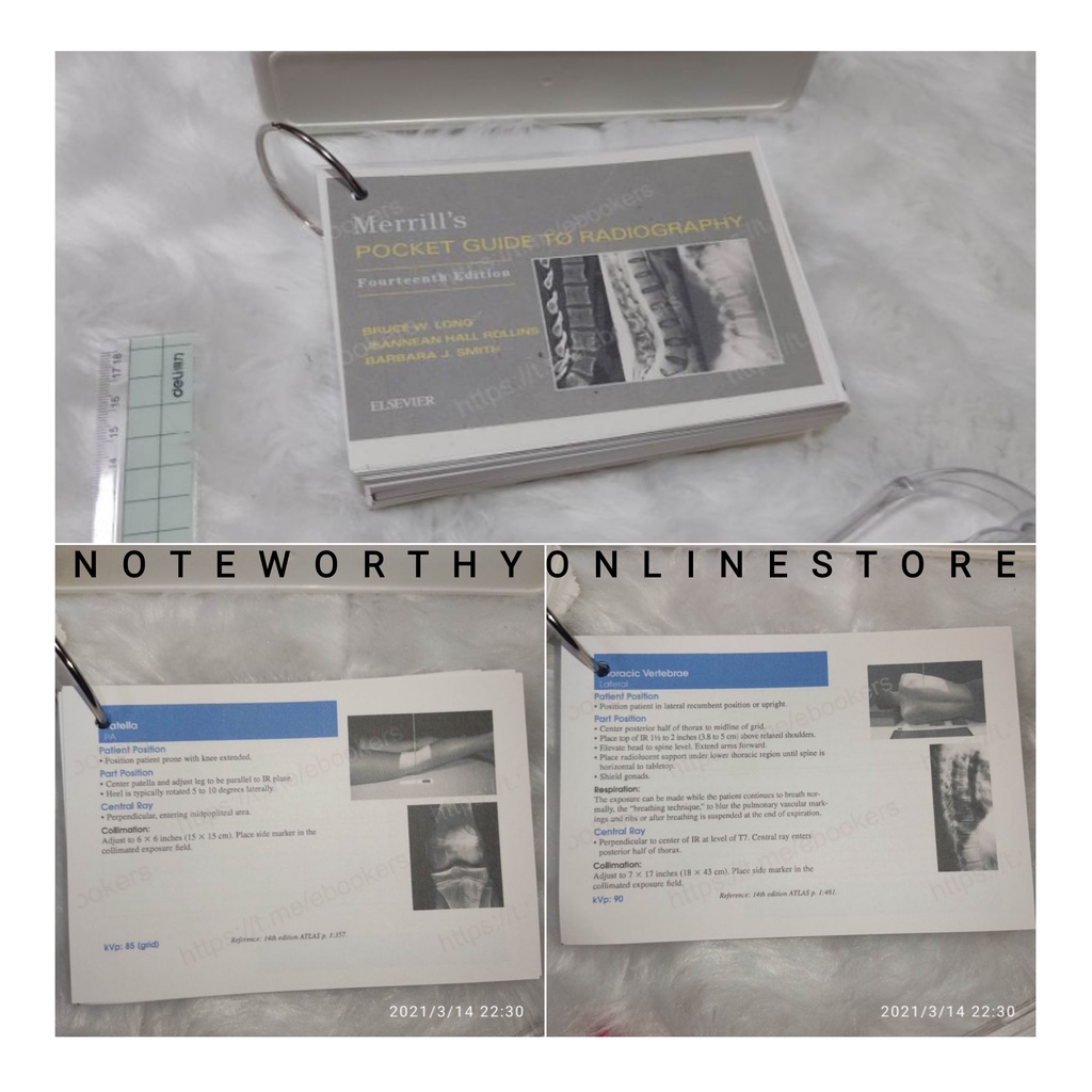RadTech Medicine Students Merrill's Pocket Guide to Radiography ...