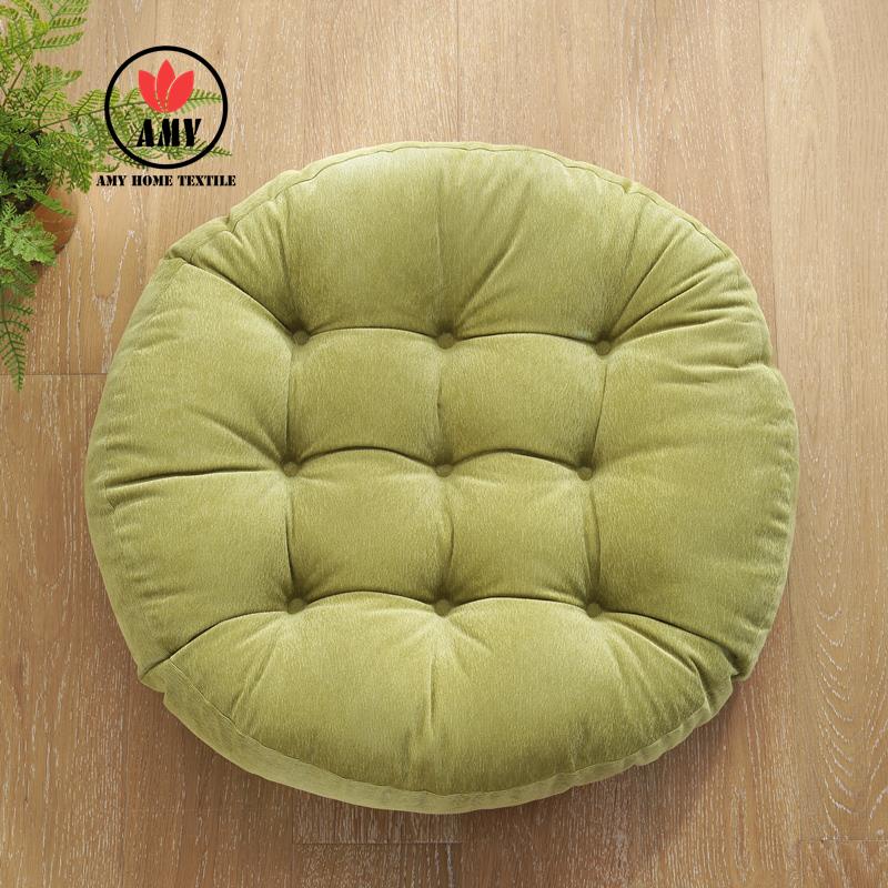Round, Office, Bench Solid Color Sofa Cushion