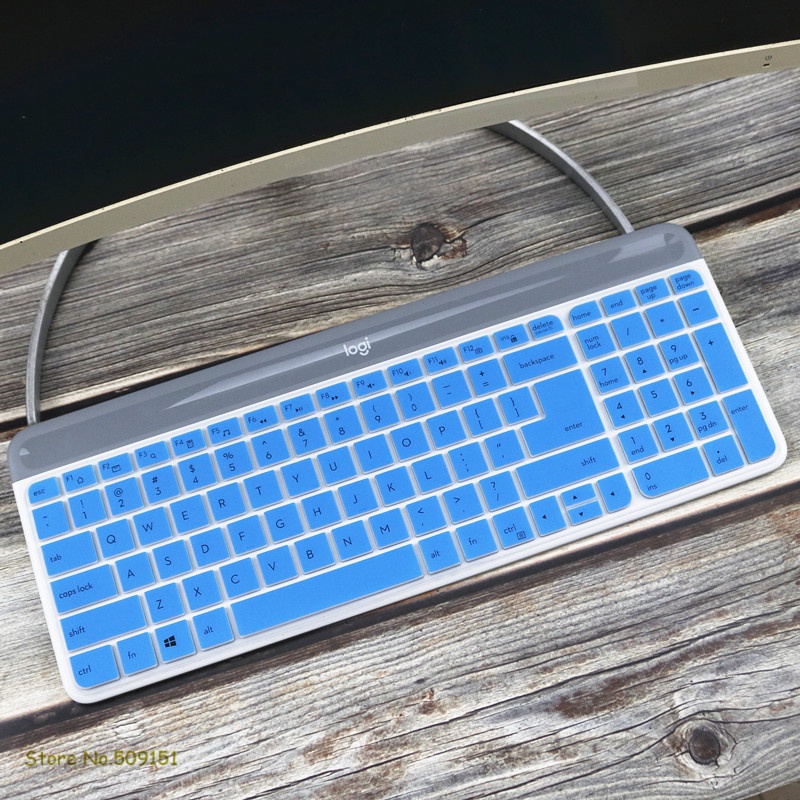 For Logitech MK470 K580 Slim Wireless Keyboard Silicone Dustproof ...