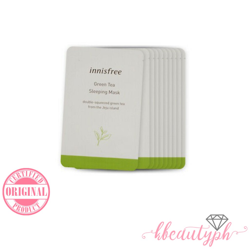 INNISFREE Green Tea Sleeping Mask 3ml | Shopee Philippines