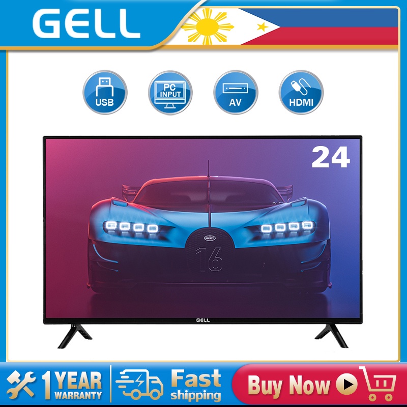 GELL 24 inches LED TV 32 inch flat on sale screen tv Ultraslim Multi