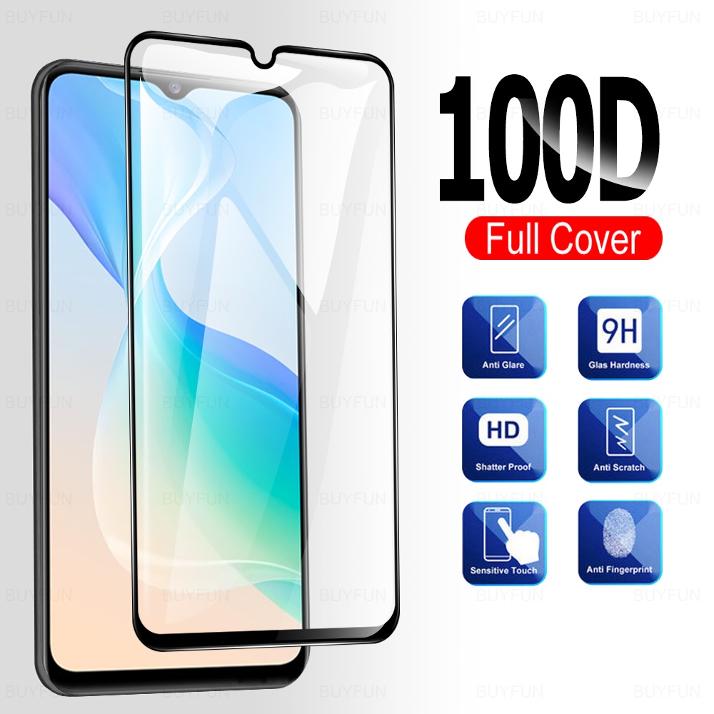 100d Tempered Glass For Vivo Y76 5g Y76s Silk Screen Protectors For Vivo Y55 Y75 Y33s Y20 Y20i 8227