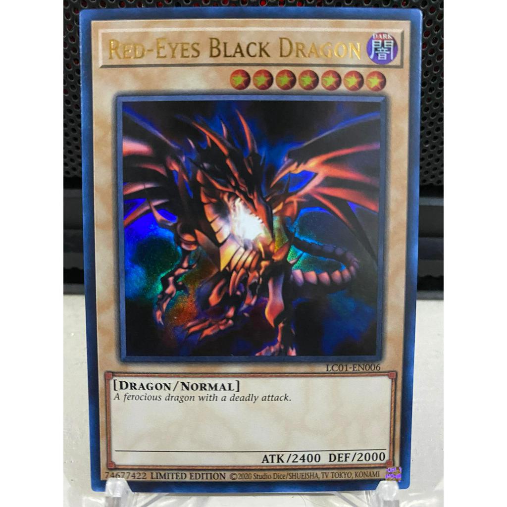 Red Eyes Black Dragon Lc01 En006 Ultra Rare Limited Editon Shopee Philippines