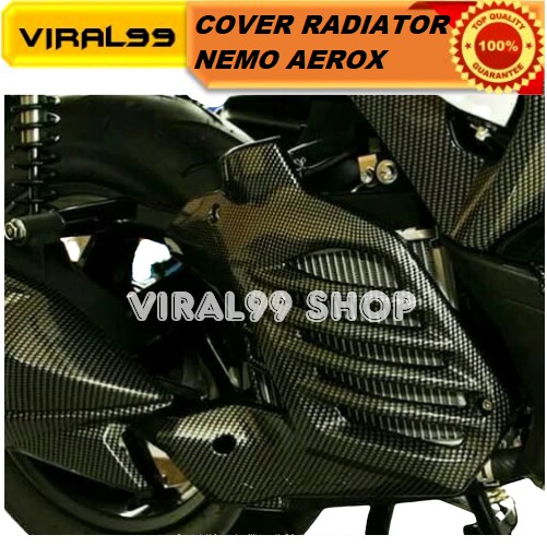 Yamaha Aerox 155 Lexi Carbon Radiator Cover Nemo Radiator Cover ...
