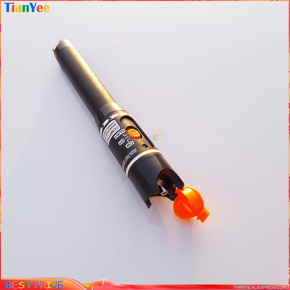 10mw 10km Fibra Optica Cable Tester Pen Type Red Visual Fault Locator