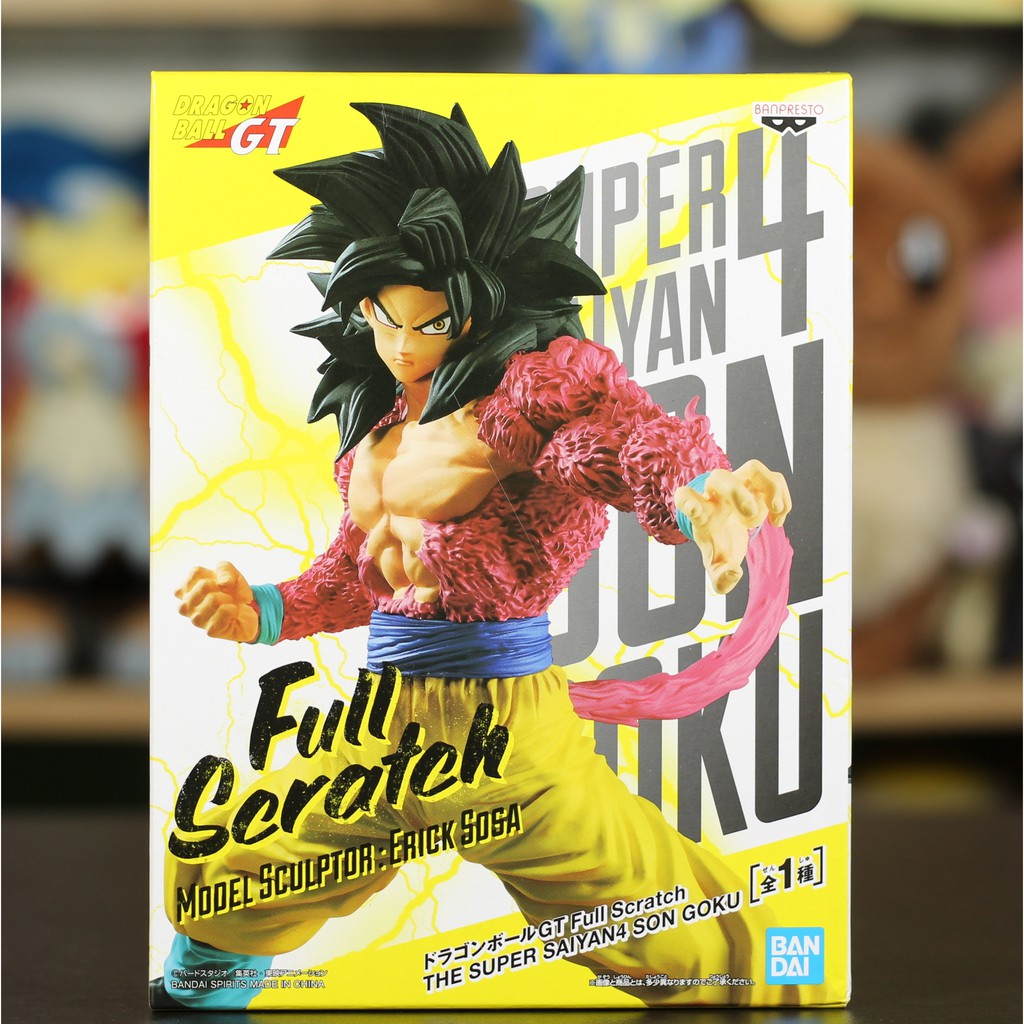 Figure Bandai Dragon Ball GT - Goku Super Sayajin 4 - Full Scratch