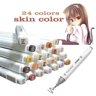 12 color skin tones dual head