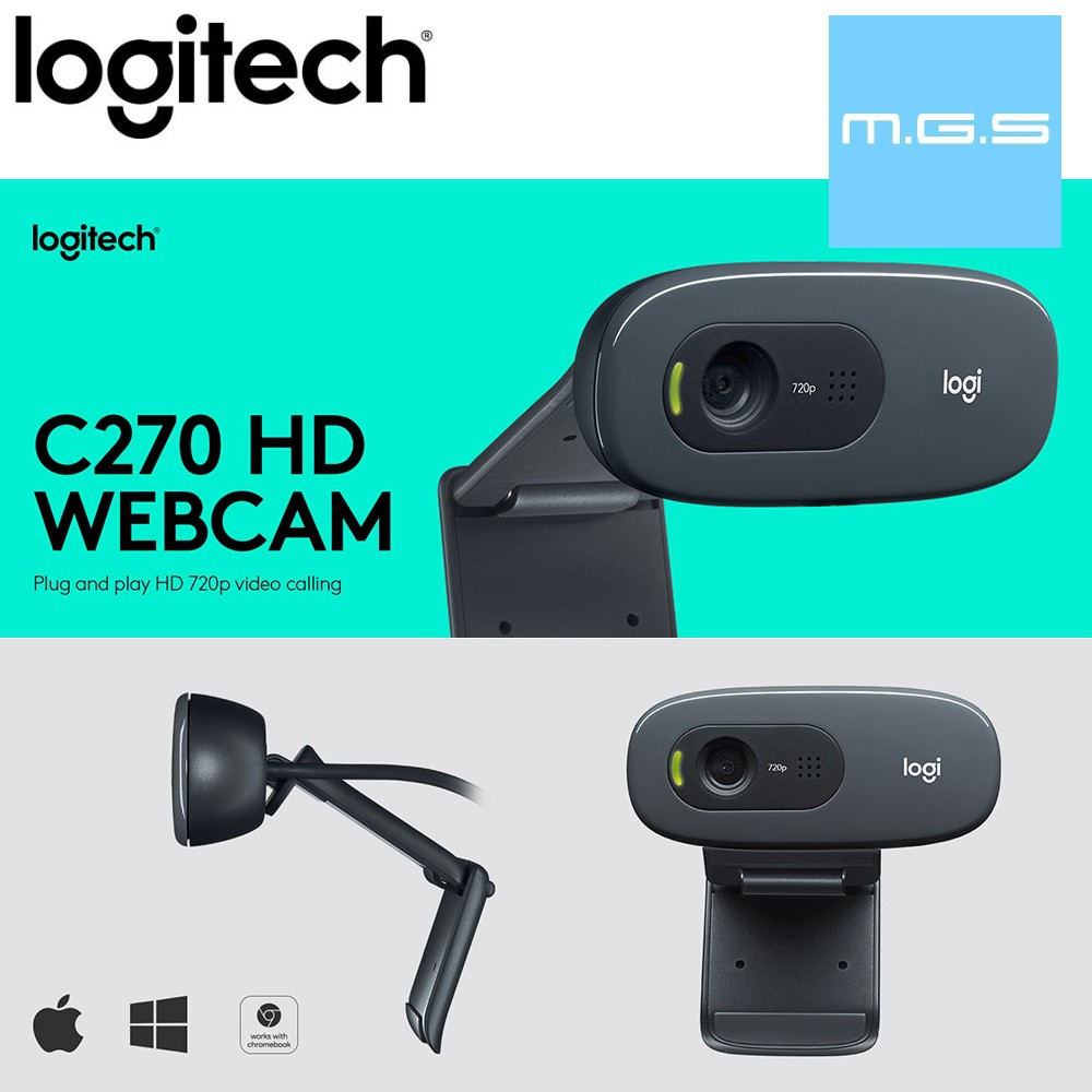 1000 ORIGINAL Logitech C505 / C270 Plug and Play HD 720p Video Calling