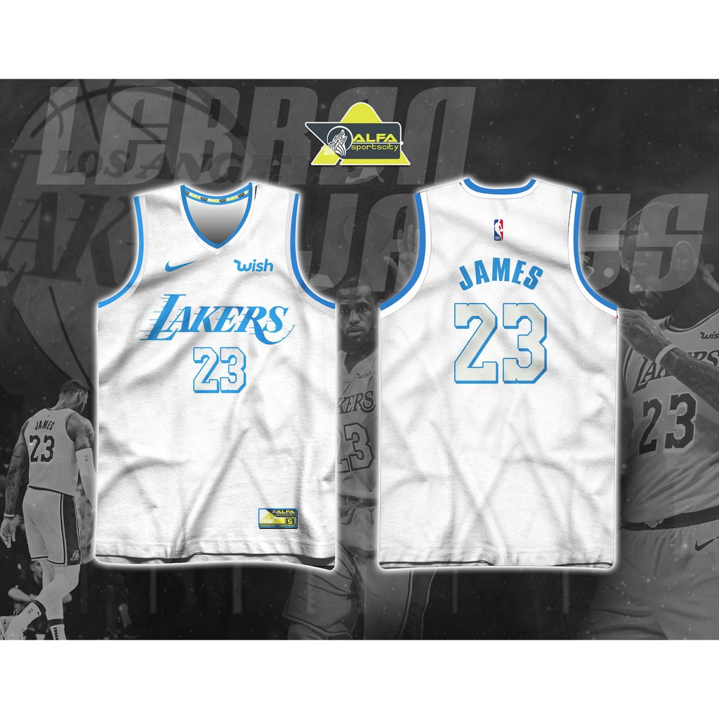 LAKERS CITY EDITION - FULL SUBLIMATION JERSEY - LAKERS (WHITE