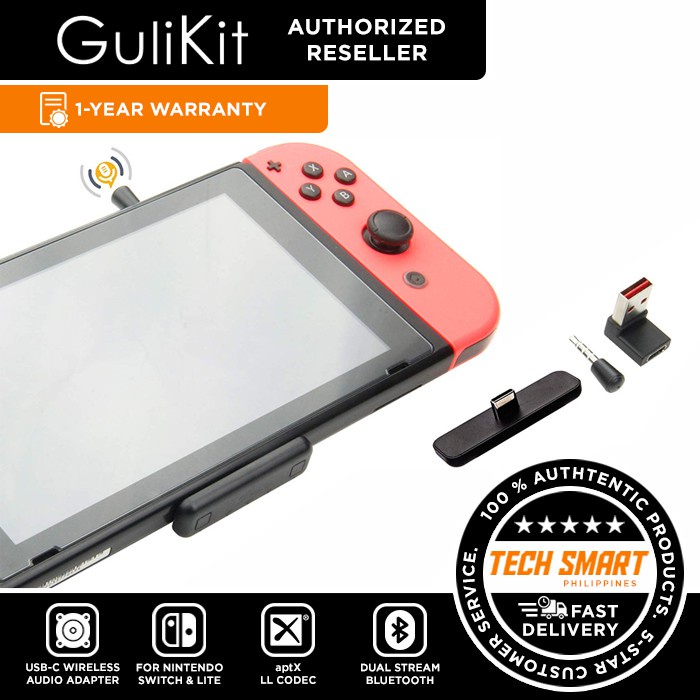 GuliKit Route Air Pro Bluetooth Adapter for Nintendo Switch