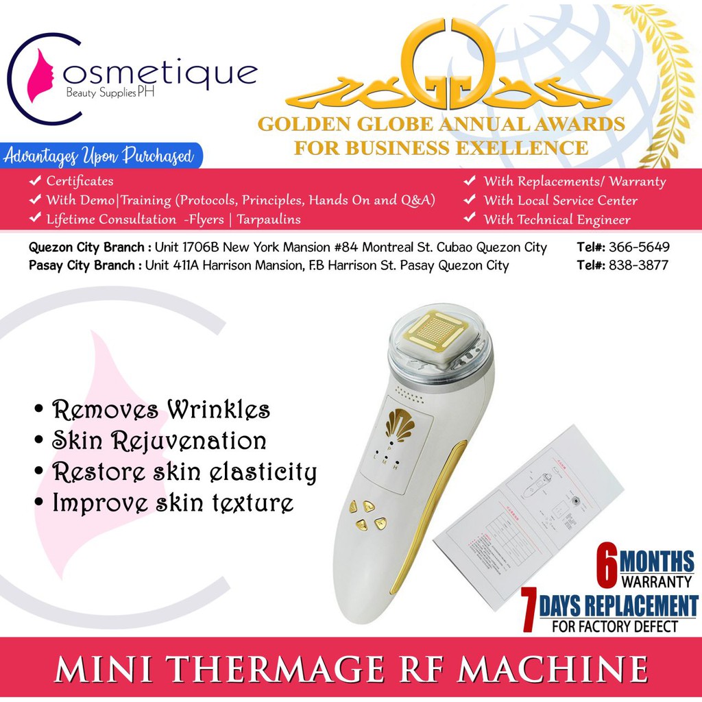 Portable Mini RF Facelifting Handheld Device Facial Machine | Shopee ...