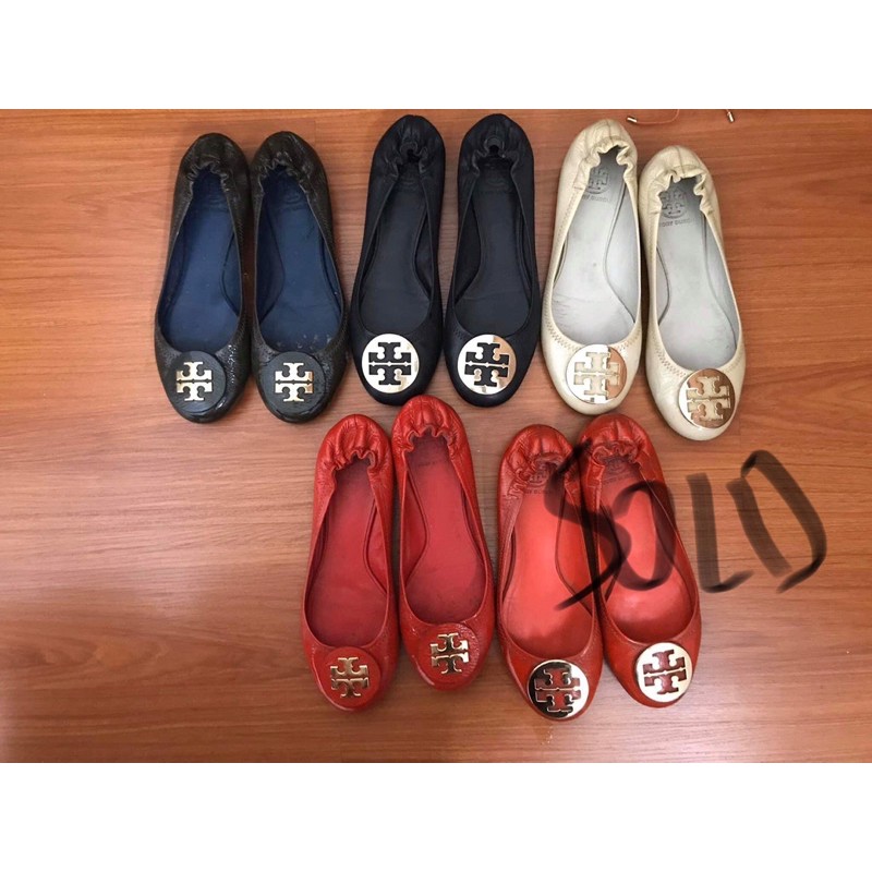 Tory burch reva ballet flats hot sale